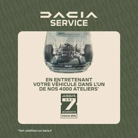 Réparation, diagnostic et entretien Dacia réalisés par des experts du réseau constructeur.